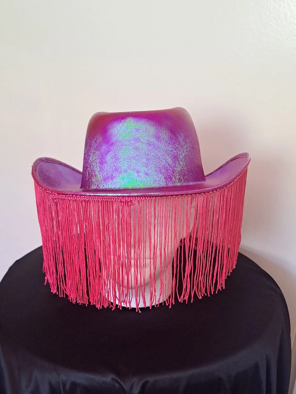 Shiny Western  Cowboy Hat with Fringe